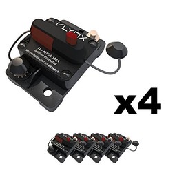VLYNX QTY4 VCB150 Compatible with Shakespeare 24V Trolling Motor 150A Fuse Marine Circuit Breaker
