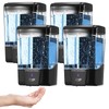 4 Pack Automatic Soap Dispenser Wall Mount,Touchless Liquid Soap Dispenser,Battery