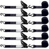 SALUINOKI 6 Pack 2 inch Ratchet Straps Heavy Duty J