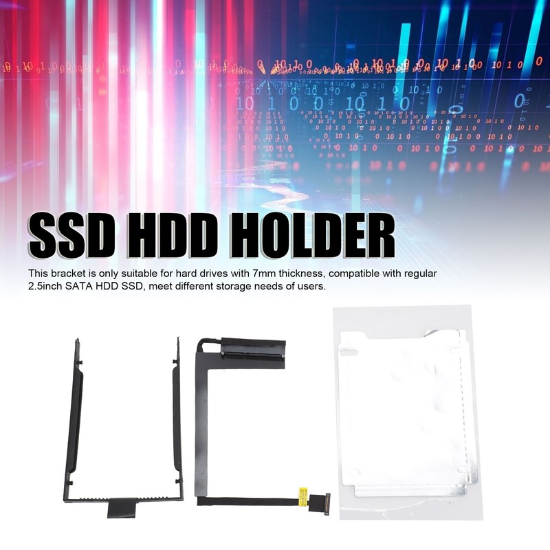 Hard Disk Mounting Bracket PVC Easy to Install SSD HDD