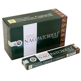 Vijayshree Golden Nag Lamare - Limited Edition - Exclusive Fragrance White Sage and Lavender - 12 boxes of 15g = 180g