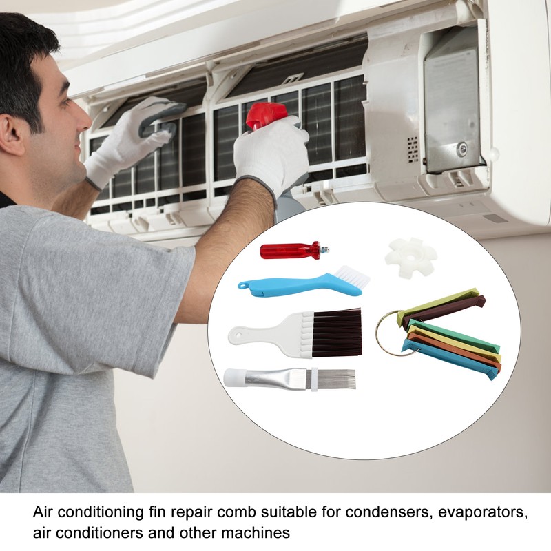 Air Conditioner Fin Cleaner Set 3 Different Fin Comb Condenser