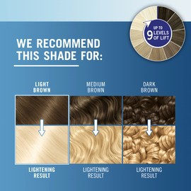 Live Schwarzkopf LIVE Powder Bleach Bold Blonde Permanent Hair Dye, Lifts Up to 9 Levels, Plex Technology, 00P, 157.0 gram