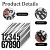 3 Inch Self Adhesive Number Stickers - 100 Pcs Vinyl