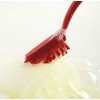 Norpro 1088R Cepillo de fregar/raspador, rojo, 13 pulgadas