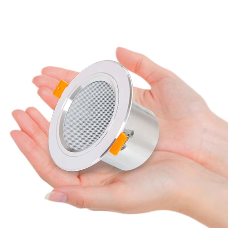 Fahgaer Mini Ceiling Speaker 12W HiFi Stereo Loudspeaker Home Theater
