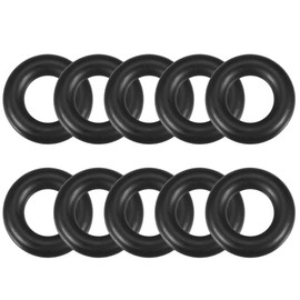 sourcing map 10 Pieces O-Rings Seal Metric 10mm x 18mm x 4mm Nitrile Rubber Sealing Ring for Cream Dispenser Pool Pump Quick Coupling Coffee Cup