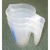 エスコ(Esco) 計量カップ メスシリンダー 液体計量 3000ml EA991P-3