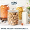 Dwbligt 2 Pack Cookie Jar, 1 Gallon Glass Jar with
