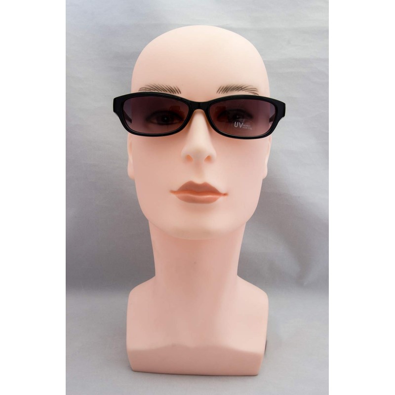 Mukaijima PY1227-3 Sunglasses UV Protection Lens, Light Fox, Smoke x