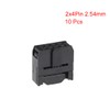 Sourcingmap 10Pcs 2x4Pin 2.54mm Pitch Double Rows Straight Connector IDC