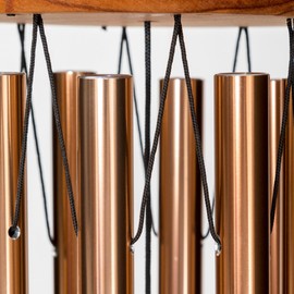 Festival 24-inch Redwood Wind Chime 8 Tubes in Bronze by Wind River for Patio, Backyard, Garden, and Outdoor décor. Made in The USA