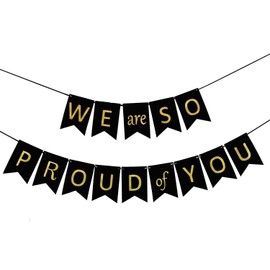 graduation decorations class of 2024, We are So Proud Of You Banner Congratulations Banner Congrats Banner graduation banner