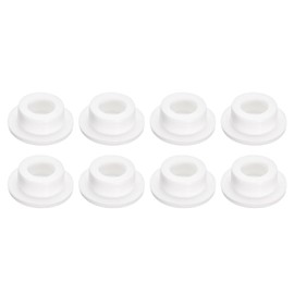 uxcell 8 Pieces White Plug Holes, Waterproof Rubber Button Plug for 25mm / 0.98" Hole