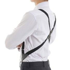 Suspenders Men's Holster Gun Suspenders Business Casual 1.0 inch (25 mm) Wide Longer to Fit Wide Body Types