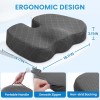 TushGuard Seat - Memory Foam Cushion for Office Chair, Car