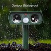 WH-510 Solar-Powered Animals Repeller Ultrasonic-Wave Dog Cat Rechargeable Repellent for