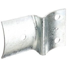 Alberts 202828 Fence Bolt Fitting | Hot-Dip Galvanised | for Posts and Palisades Diameter 100 mm | 70 x 117.5 mm