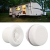 RV Mini Vent Fan White Round Noiseless Compression Resistant Vent