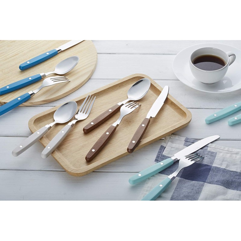 Annova Cutlery Set 20 Pieces Stainless Steel Color Handle with
