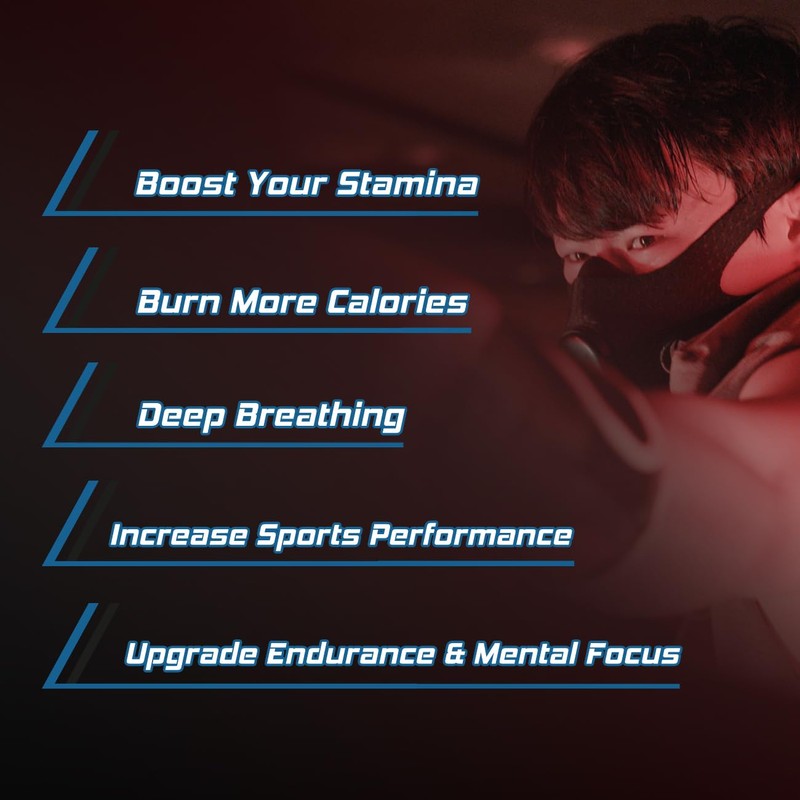 Bigbreathe Brest Mask - Breathing Mask for Exercises, Cardio Workouts,