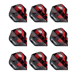 RED DRAGON T800 Hardcore Premium Standard Extra Thick - 100 Micron - Dart Flights 3 Sets Per Pack (9 Dart Flights Total)