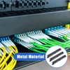 4 Pack 1U 19 Inch Cable Manager 24 Slot Horizontal