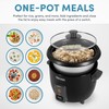 Aroma Housewares 1.5Qt. Rice & Grain Cooker (ARC-363NGB),Black,6-Cup Cooked /