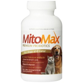 Imagilin Technology, LLC MitoMax-Premium probiotics for Dogs and Cats, 100 Capsules per Bottle