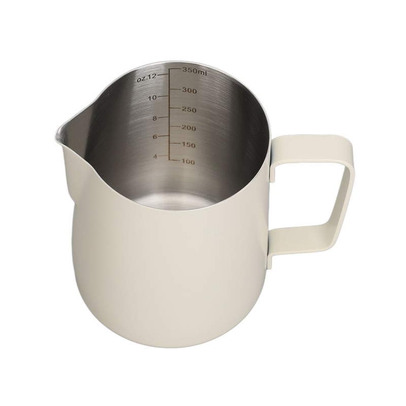 Pull Flower Cup Stainless Steel Art Froth Cup Pointed Mouth