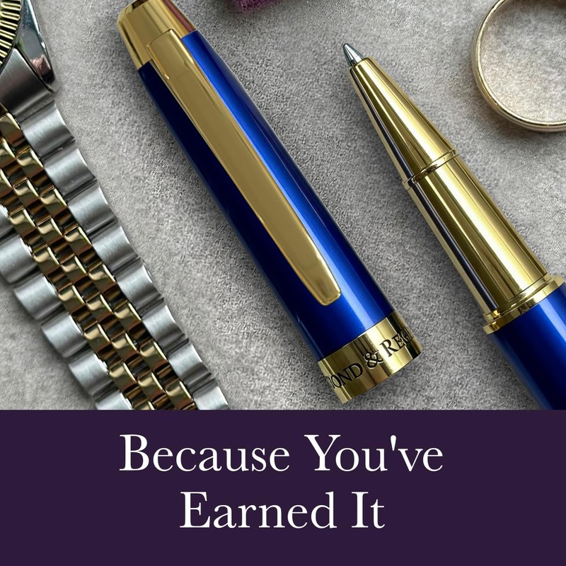 Bond & Regent Royal Blue & 24 Karat Gold -