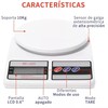 1 Báscula de Cocina Digital con Pilas incluidas, Bascula de