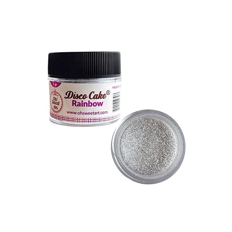 RAINBOW Disco Cake™ 5 GRAMS cakes, cupcakes, fondant, decorating, cake