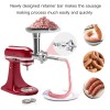 Unbranded Set Upgrage Stainless Steel Food Meat Grinder Attachment For