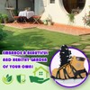 SCHEBLER Lawn Aerator Shoes with Spiked Design &Adjustable Wrap Around