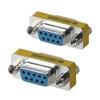 WOVTE DB9 Female to Female Mini Gender Changer Coupler Adapter