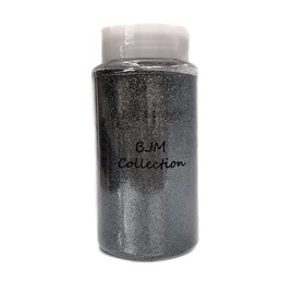Ben Collection 1-Pound Glitter Powder Bottle Art Craft (Charcoal), BJM-GPX40