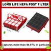 Glooglitter 1 Pack Replacement Style P HEPA and Carbon Pre-filters