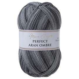 Utopia Crafts Aran Ombre Multicolour Knitting and Crochet Yarn, 300g - 600m (001)