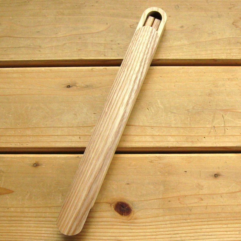 Nagao Chopsticks & Chopsticks Case Set, 9.1 inches (23 cm),