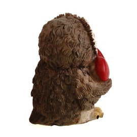 Funny Gufi - Owl in Love Holding Heart