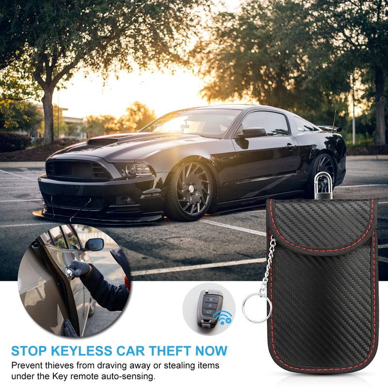 Faraday Pouch for Car Keys, [2 Pack] Diyife Car Key