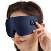 Auccipal Silk Heated Eye Mask Cordless, 1500mAh Warm Eye Compresses