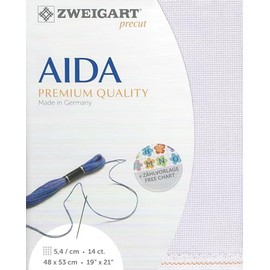 Zweigart Precut Stern-Aida 14 Count Lavender Bliss 3706/5050