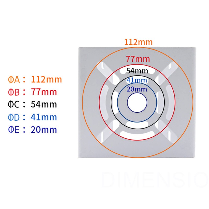 WiTi Universal Vertical Pole Mount for Security Camera, Solid Metal