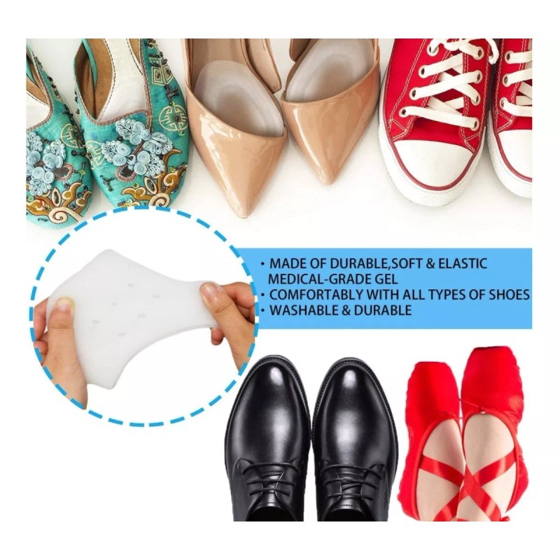 Clicmania Par De Protector De Talones Silicon Taloneras Pies Unitalla
