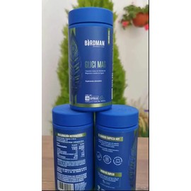 Birdman Glicinato De Magnesio 400 Mg 30 Porciones 120 Cáps                                                                                            