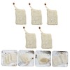 BIUDECO Set of 5 Soap Net Bags Exfoliating Mesh Reusable