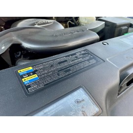 Etiqueta GM AC 15206697 - Información de repuesto calcomanía etiqueta adhesiva