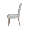 HomePop Scalloped Detail Dining Chair|Upholstered Parsons Dining Chairs |Decorative Home
